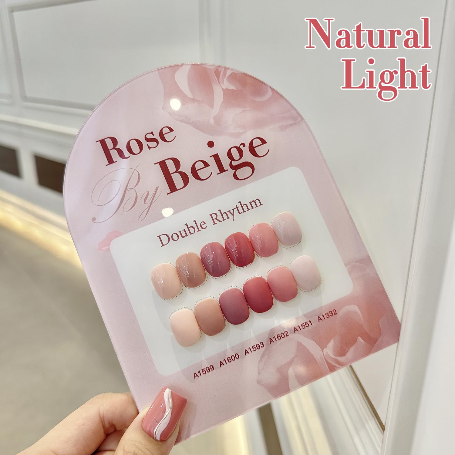 Double Rhythm 6 Pcs 15ml Gel Polish Set – Rose Beige Nude Cream