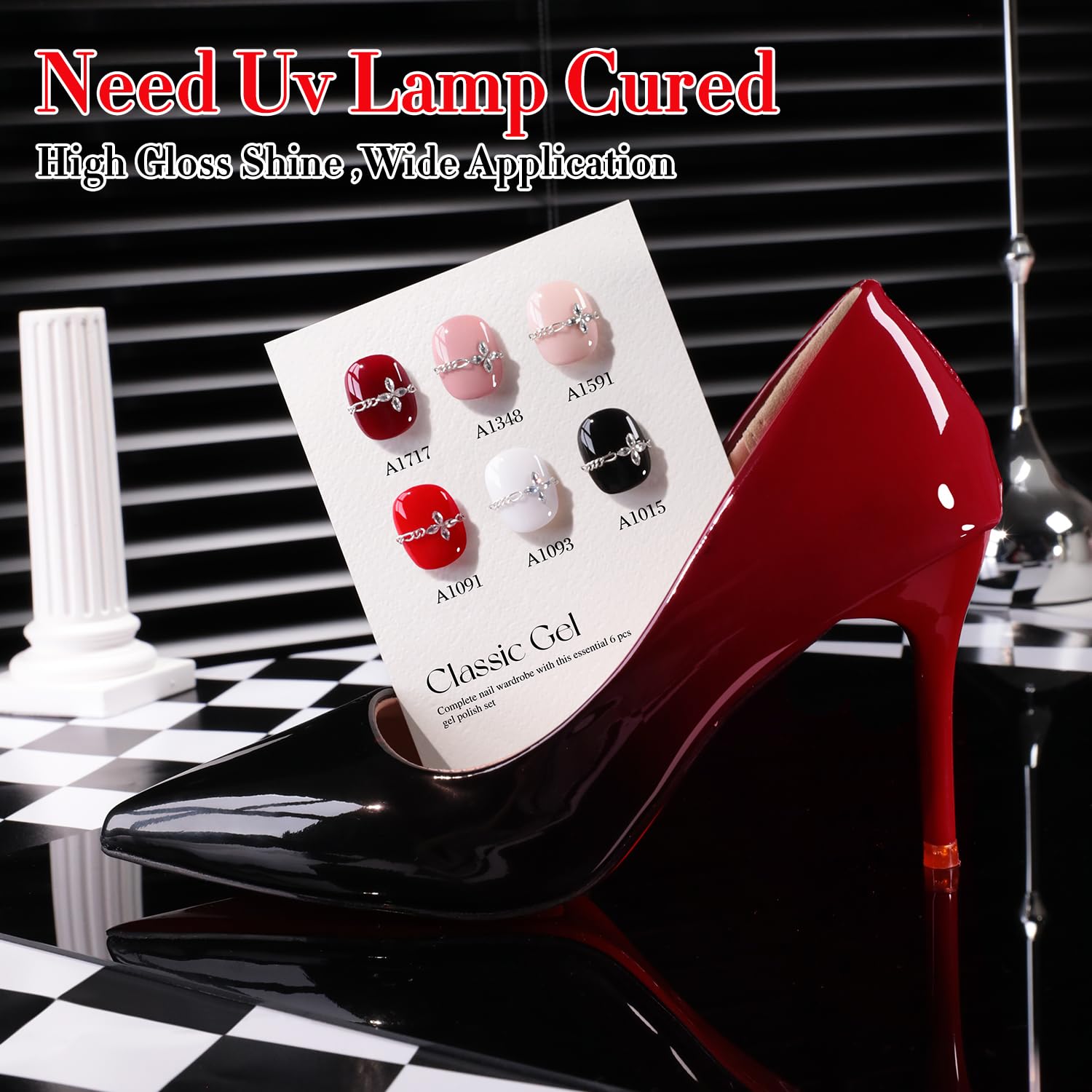 Double Rhythm 6 Pcs 15ml Gel Polish Set – Same Color, Soak Off, DIY Nail Kit