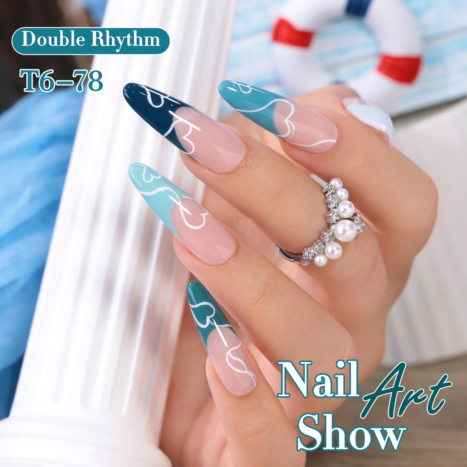 Double Rhythm 6 Pcs 15ml Gel Polish Set – Same Color, Soak Off, DIY Nail Kit
