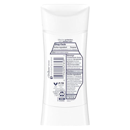 Dove Advanced Care Vanilla & Cocoa Butter Antiperspirant Deodorant Stick – 3 Count, 72-Hour Odor Control & All-Day Sweat Protection (2.6 oz each)