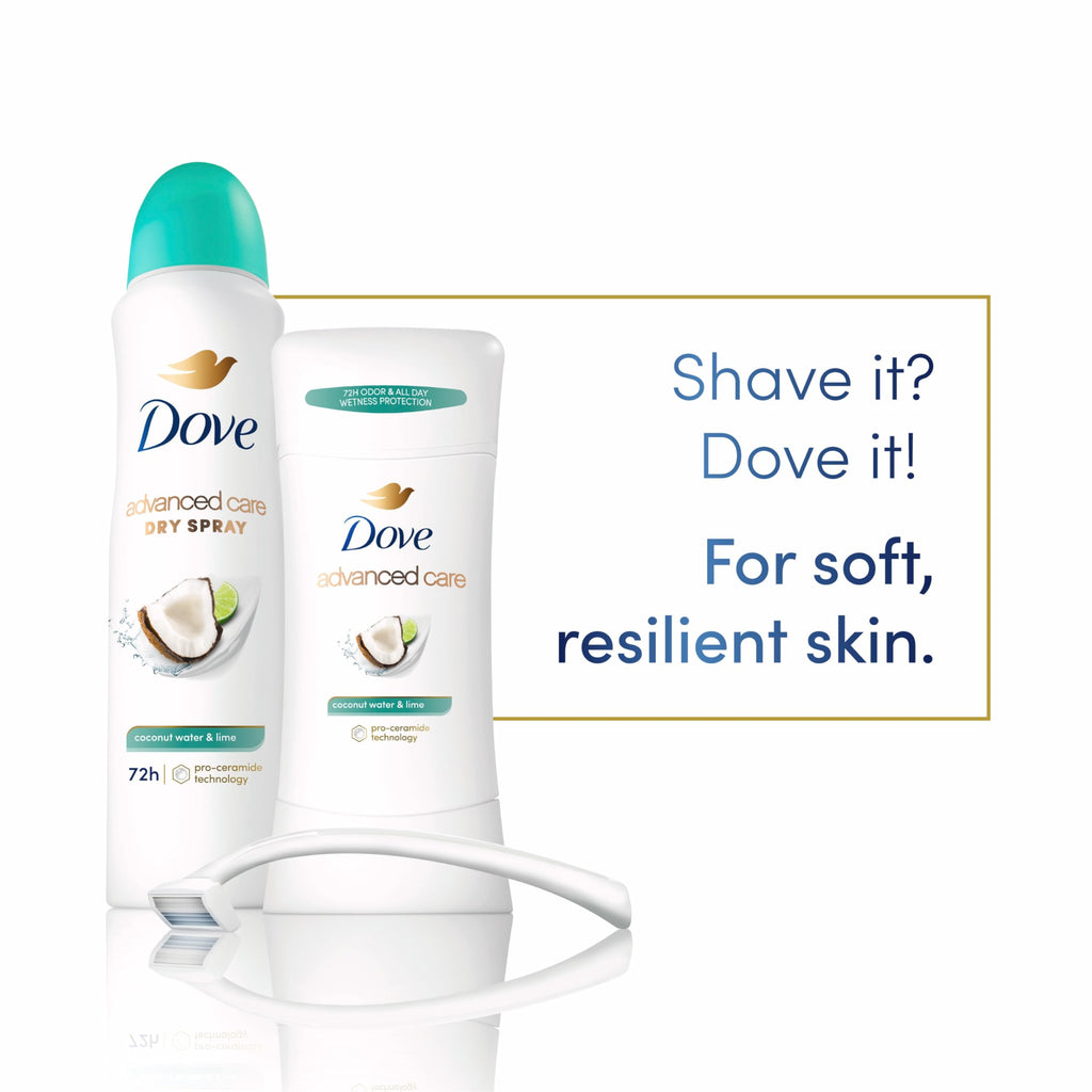 Dove Coconut Water & Lime Dry Spray Antiperspirant – Pro-Ceramide, 3.8 oz (3 ct)