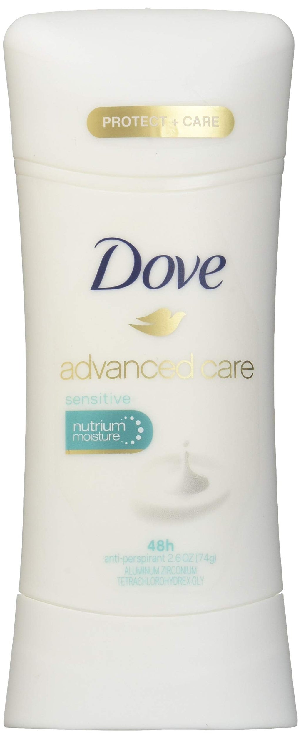 Dove Advanced Care Sensitive Skin Antiperspirant Deodorant – 2.6 oz, 12 count