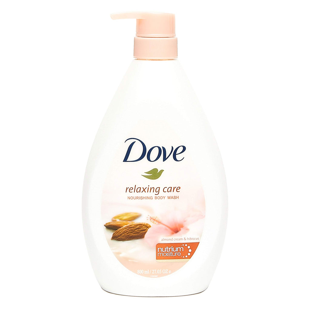 Dove Almond & Hibiscus Body Wash with Pump – 27.05 oz / 800 ml