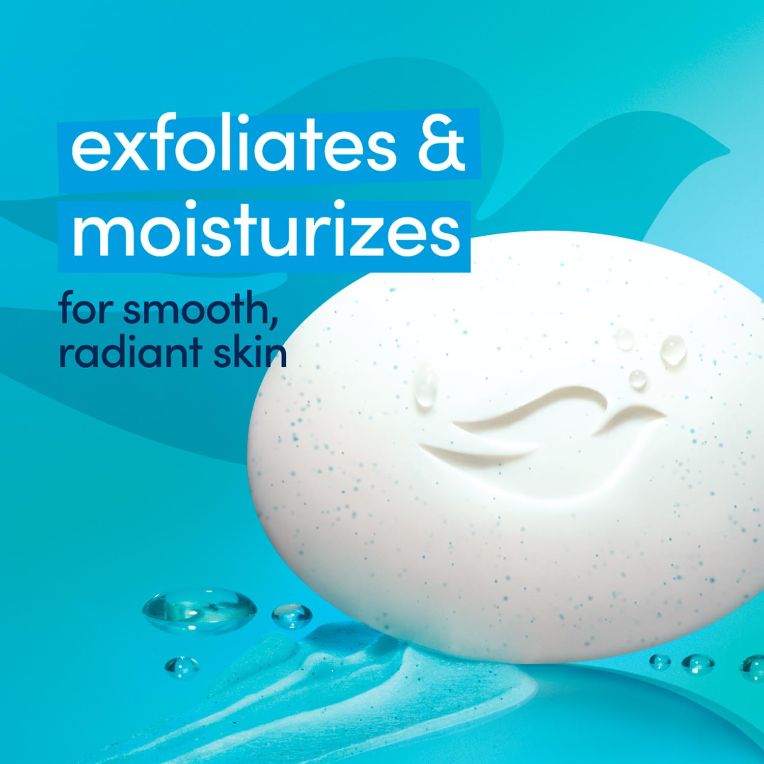 Dove Gentle Exfoliating Beauty Bar 3-Pack – 4.75 oz Each | Moisturizing Face, Body & Hand Soap