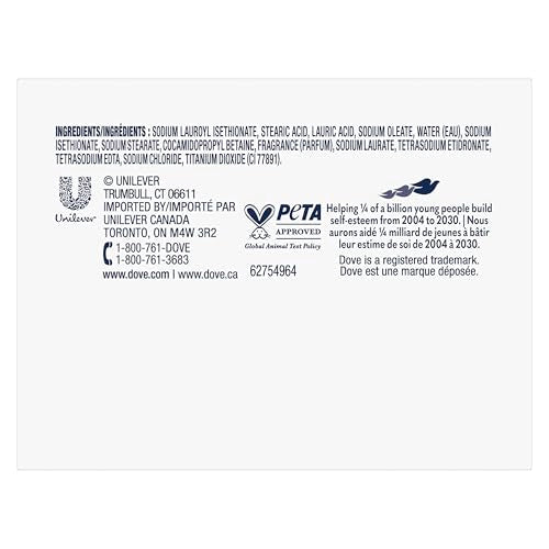 Dove Beauty Bar Original – Pack of 24 with 1/4 Moisturizing Cream for Soft Skin