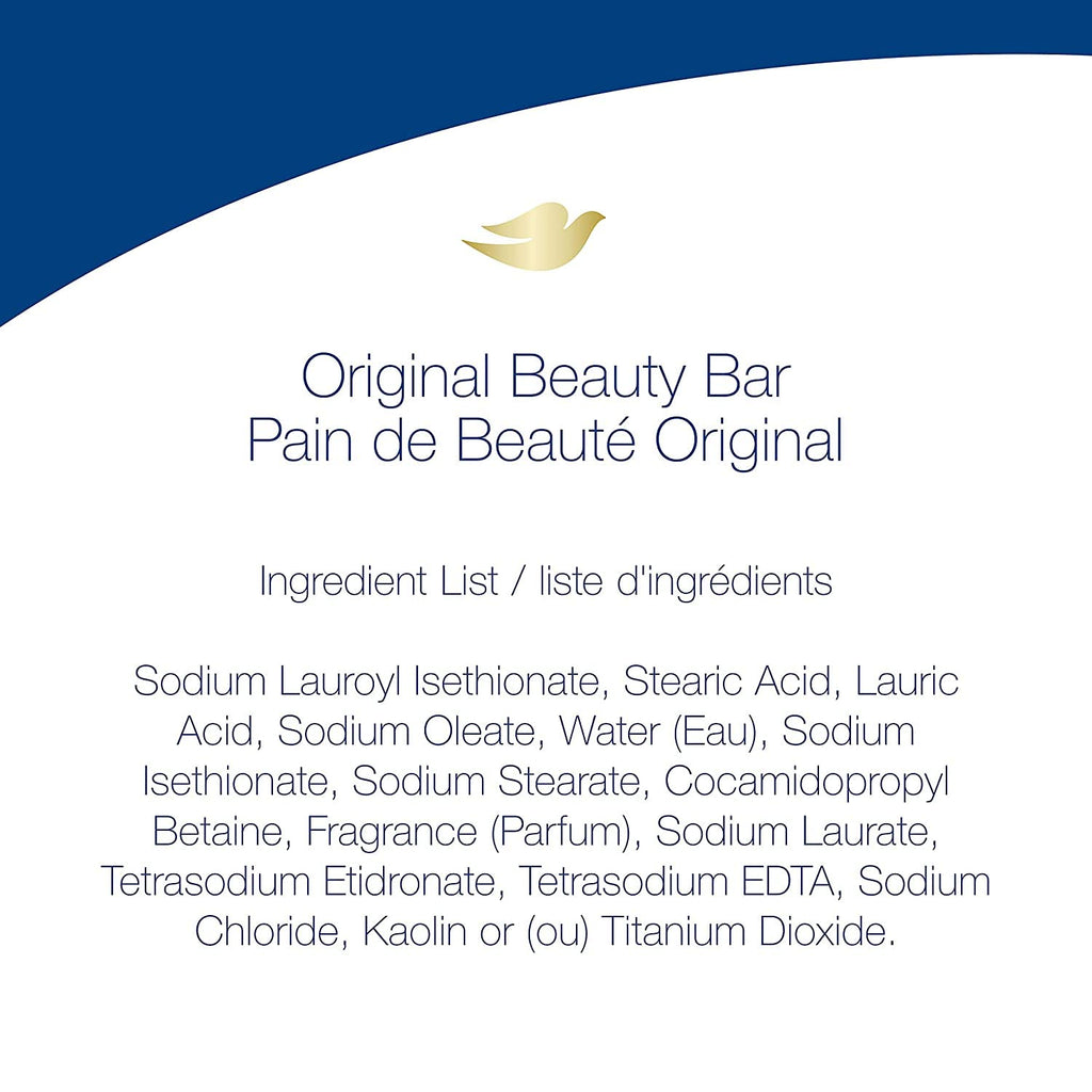 Dove Beauty Bar White 4 oz – 2 Bars (Pack of 5) | Gentle Daily Cleanse