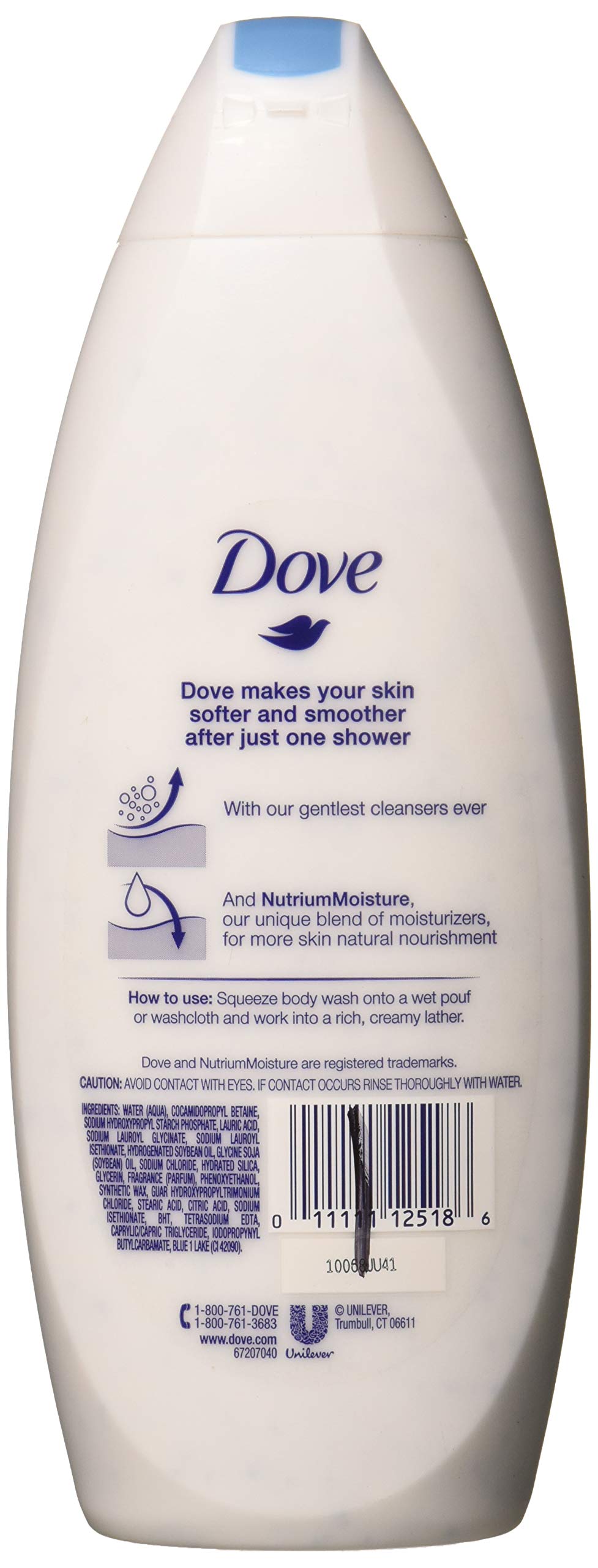 Dove Body Wash 22 oz Gentle Exfoliating (3-Pack) – Mild Cleansers & Beads