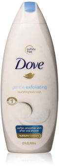 Dove Body Wash 22 oz Gentle Exfoliating (3-Pack) – Mild Cleansers & Beads