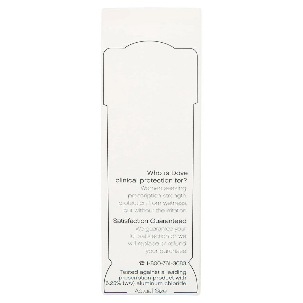Dove Clinical Protection Anti-Perspirant Deodorant Solid, Cool Essentials, 1.7 oz – Pack of 6