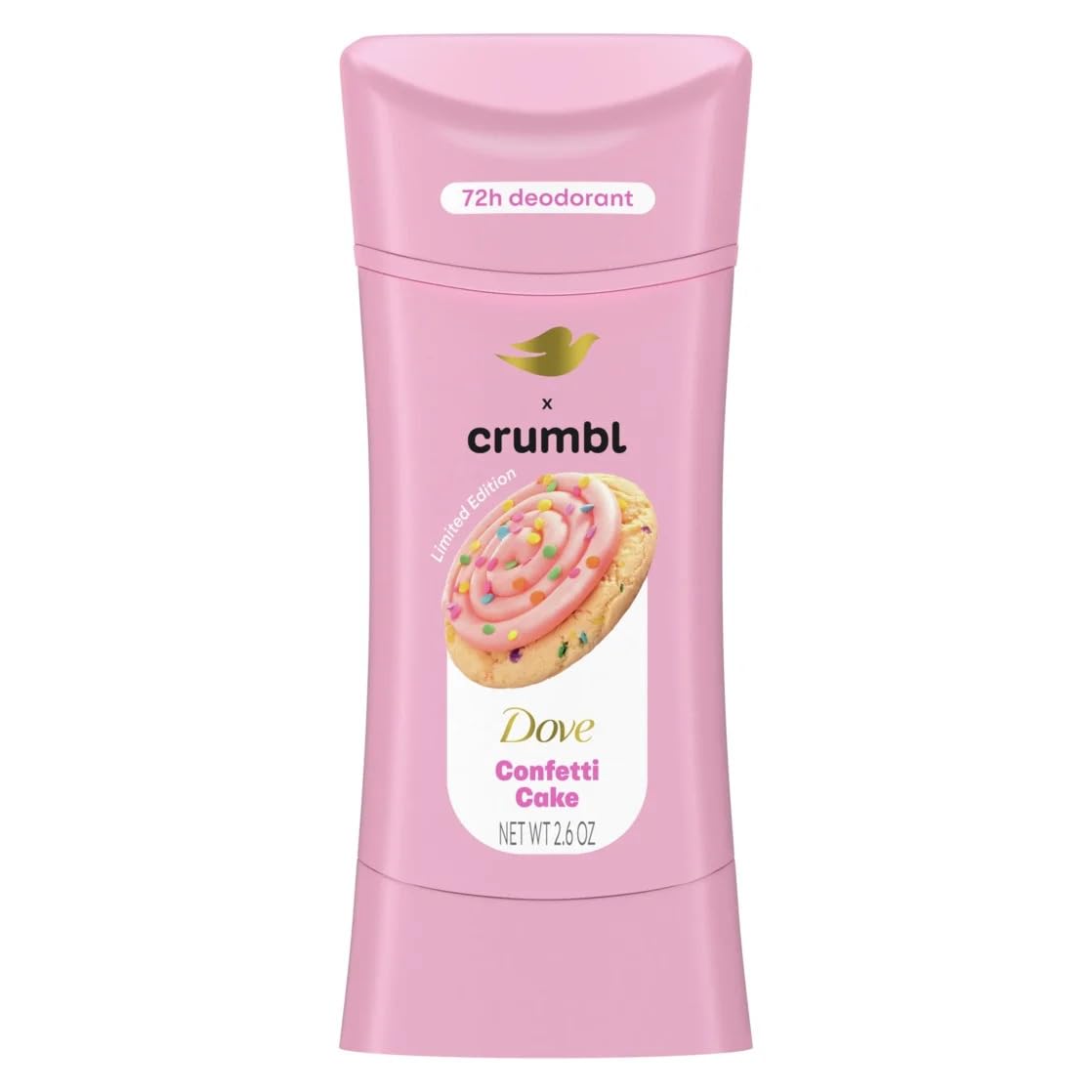 Dove Crumbl Confetti Cake Gift Set – Limited Edition 3 Count Body Care Trio