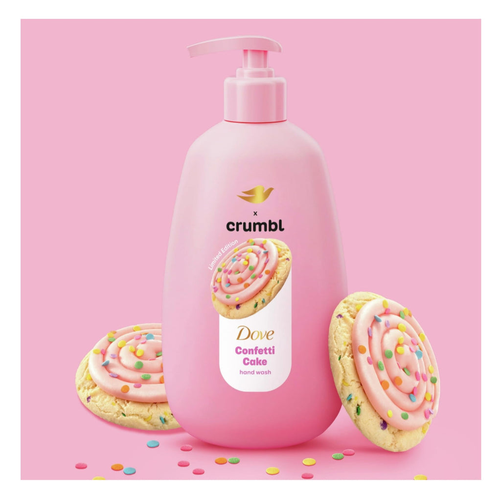 Dove X Crumbl Confetti Cake Moisturizing Hand Wash | 2-Pack, 12 oz with Pump | Limited Edition