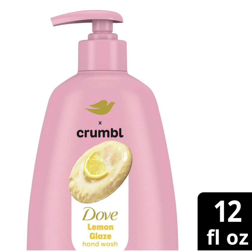 Dove x Crumbl Lemon Glaze Moisturizing Hand Wash | 2-Pack 12 oz Pumps | Limited Edition