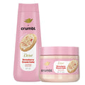 Dove Crumbl Strawberry Moisturizing Body Wash & Scrub Combo – 20oz Wash + 15oz Scrub (Limited Edition)