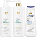 Dove Daily Moisture Shampoo & Conditioner Set + Deep Moisture Body Wash — Deep Hydration (3-Piece)