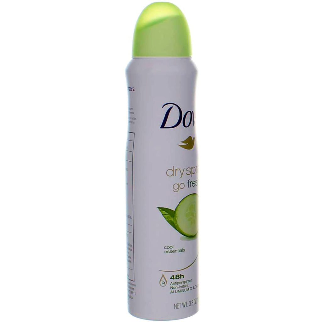 Dove Dry Spray Antiperspirant Cool Essentials, 3.8 oz, Pack of 3