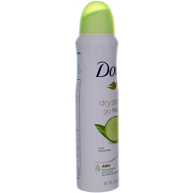 Dove Dry Spray Antiperspirant Cool Essentials, 3.8 oz, Pack of 3