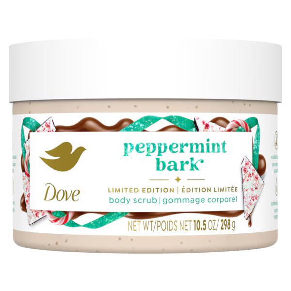 Dove Peppermint Bark Exfoliating Body Scrub – 10.5 oz | Limited Edition