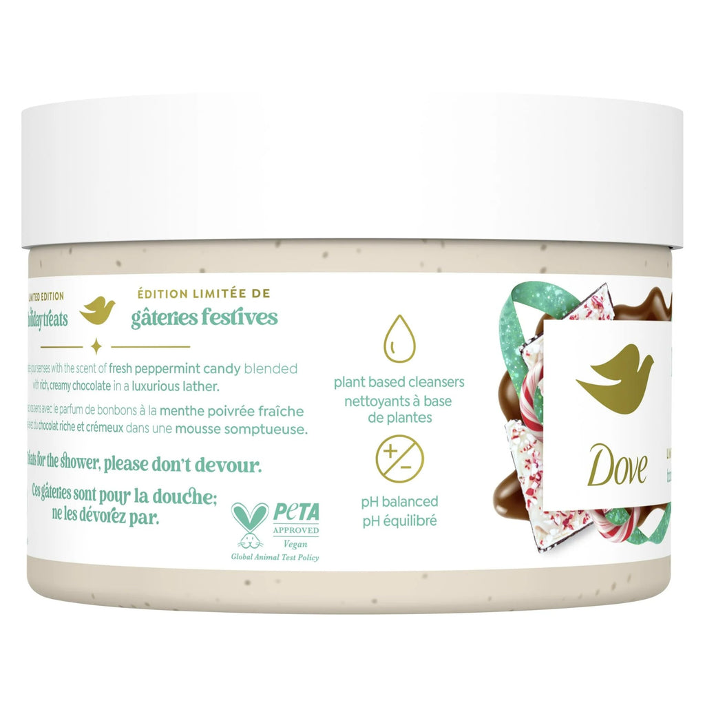 Dove Peppermint Bark Exfoliating Body Scrub – 10.5 oz | Limited Edition