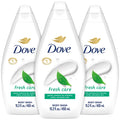 Dove Fresh Care Body Wash 3-Pack – Revitalizing Moisturizing Cleanser (15.2 oz each)