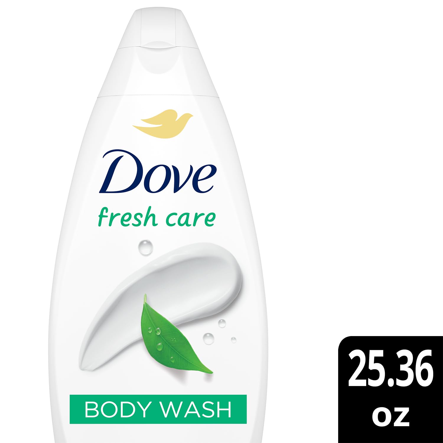 Dove Fresh Care Body Wash 4-Pack – Soothing Moisturizing Cleanser (25.36 oz ea)