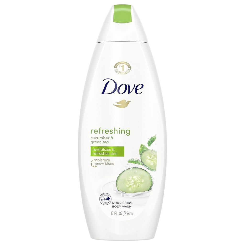 Dove Go Fresh Cucumber & Green Tea Body Wash – 12 oz (354 ml) 3 Pack