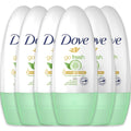 Dove Go Fresh Cucumber & Green Tea Roll-On Deodorant – 6-Pack, TSA Approved 1.4 oz