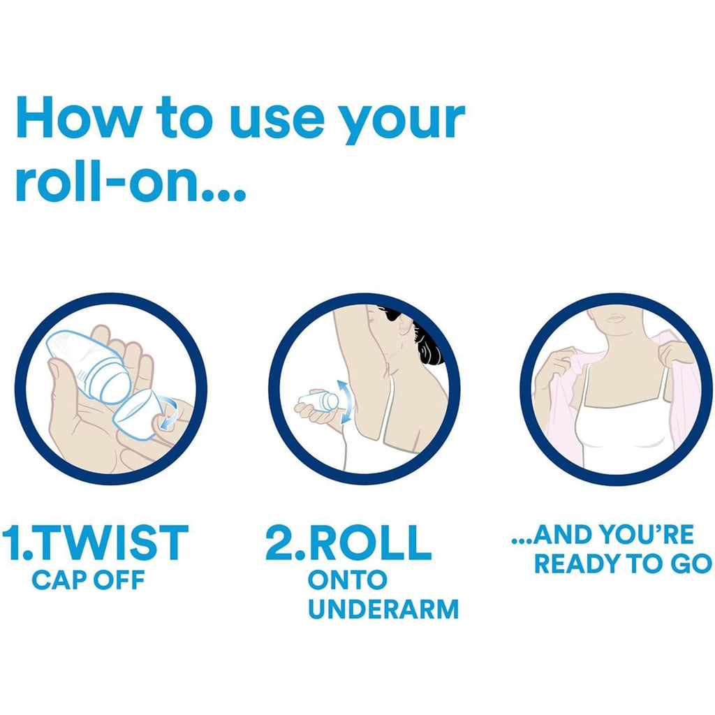 Dove Go Fresh Cucumber & Green Tea Roll-On Deodorant – 6-Pack, TSA Approved 1.4 oz