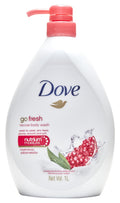 Dove Go Fresh Revive Body Wash – Pomegranate & Lemon Verbena, 33.8 oz (1 L) International Version