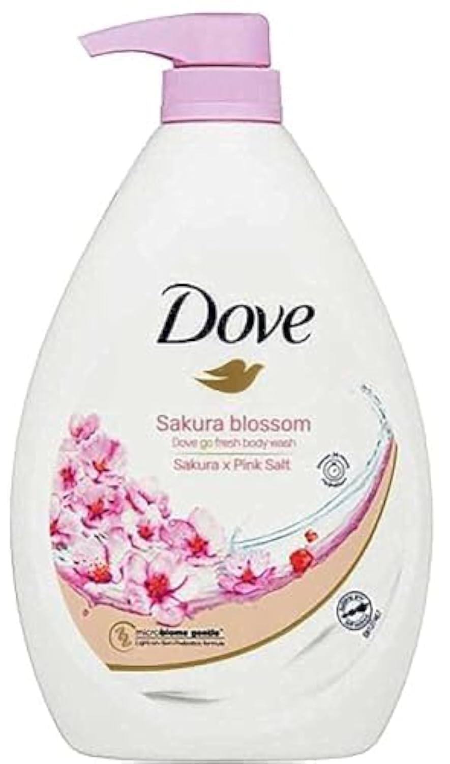 Dove Go Fresh Sakura Blossom Body Wash with Pink Salt – 33.8 oz Pump