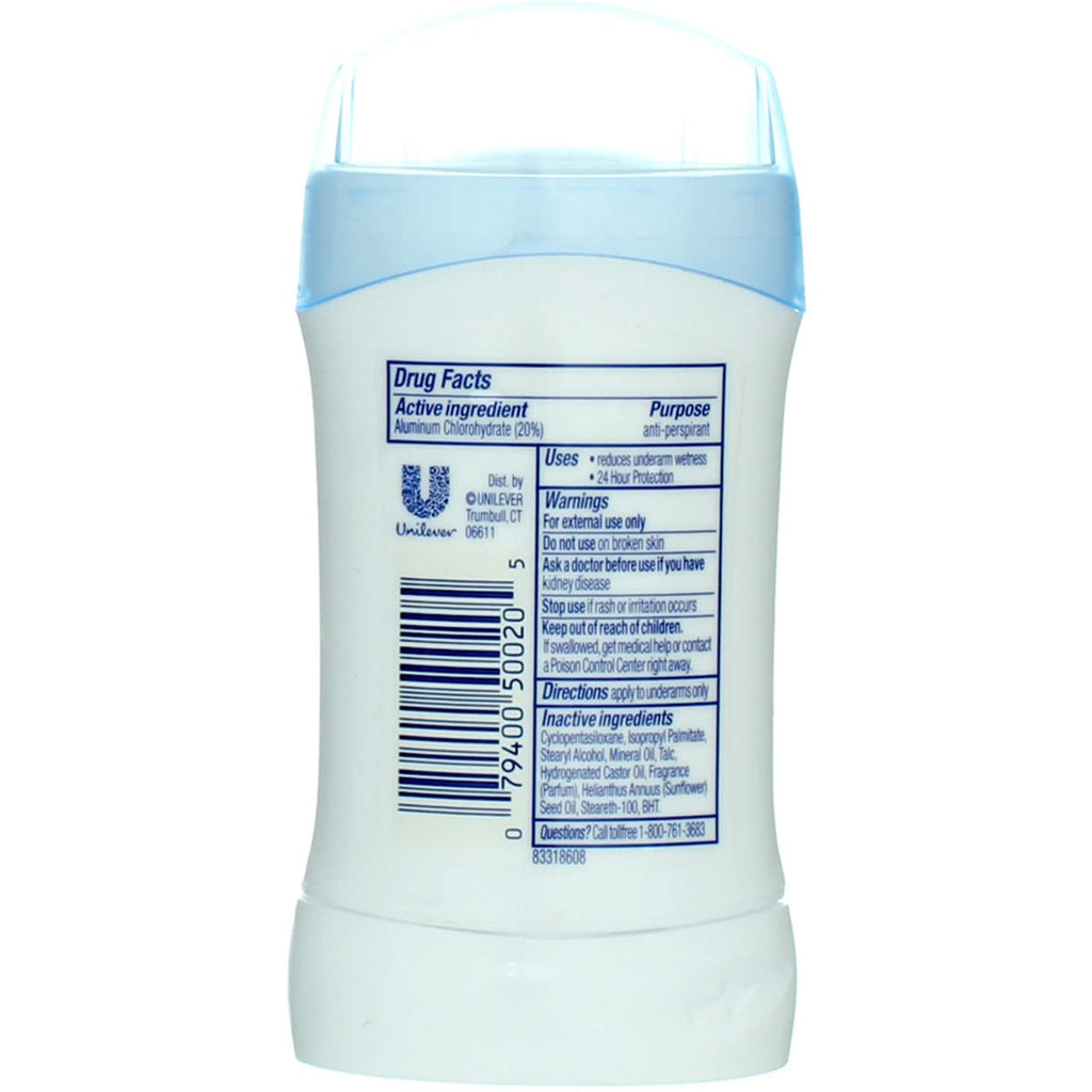 Dove Invisible Solid Powder Antiperspirant Deodorant – Pack of 5 (1.60 oz each)