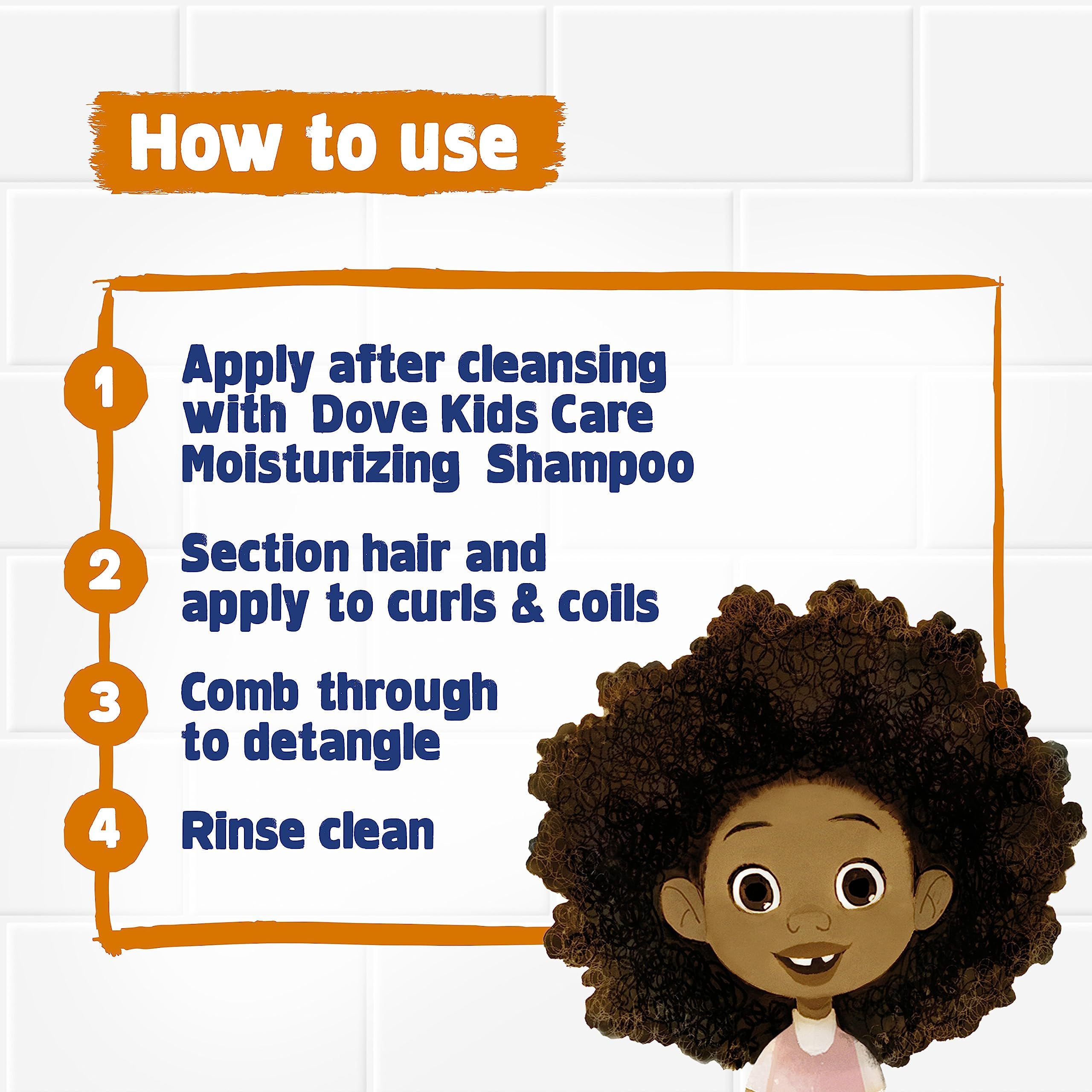 Dove Love Collection Kids Shampoo & Conditioner Set — Curly & Wavy Hair (17.5 oz)