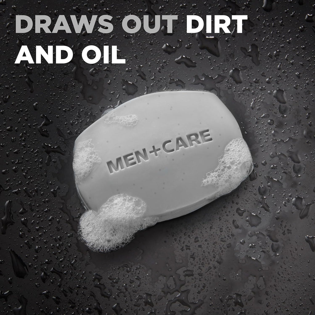 Dove Men+Care Charcoal Exfoliating Bar 12-Pack – 3-in-1 Soap for Skin, Hands & Shaving (3.75 oz ea)