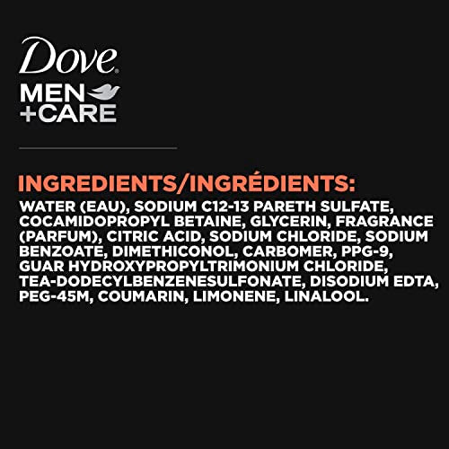Dove Men+Care 2-in-1 Shampoo & Conditioner for Clean, Protected Hair – 12 oz