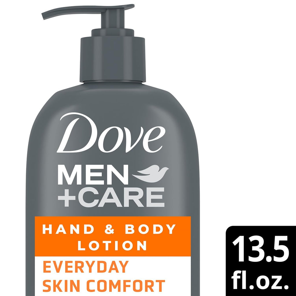 Dove Men+Care Hand & Body Lotion – Everyday Comfort Pack (2 x 13.5 fl oz)