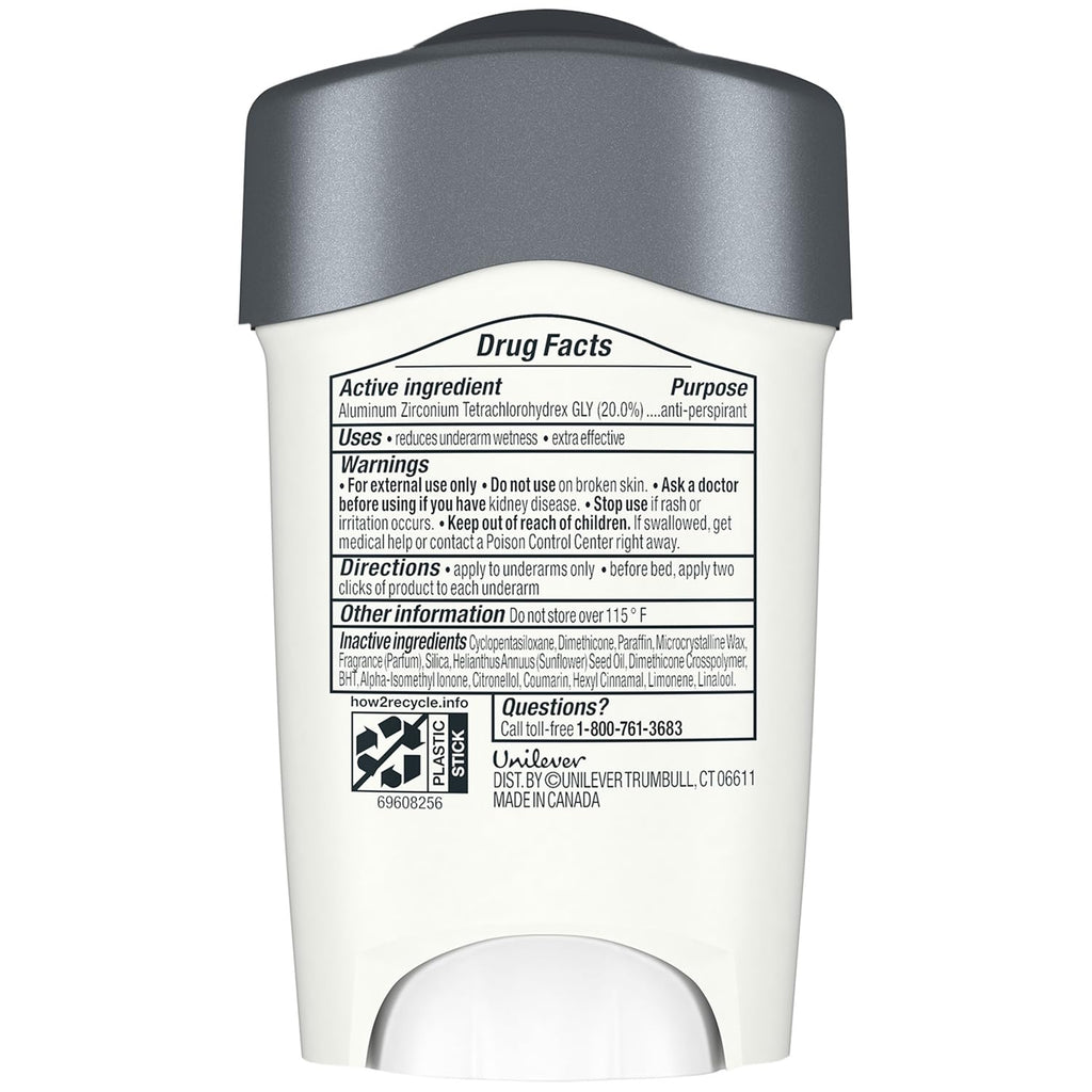 Dove Men+Care Deodorant 96H Clinical Protection Antiperspirant, Clean Comfort – 6-Pack