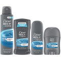 Dove Men+Care Clean Comfort Antiperspirant 4-Piece Set – 72H Protection