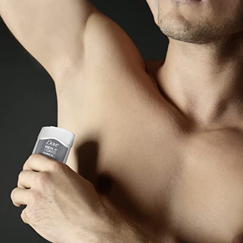 Dove Men+Care Clinical Protection Clean Comfort Antiperspirant Stick – 72-Hour Sweat & Odor Protection (3 x 1.7 oz)