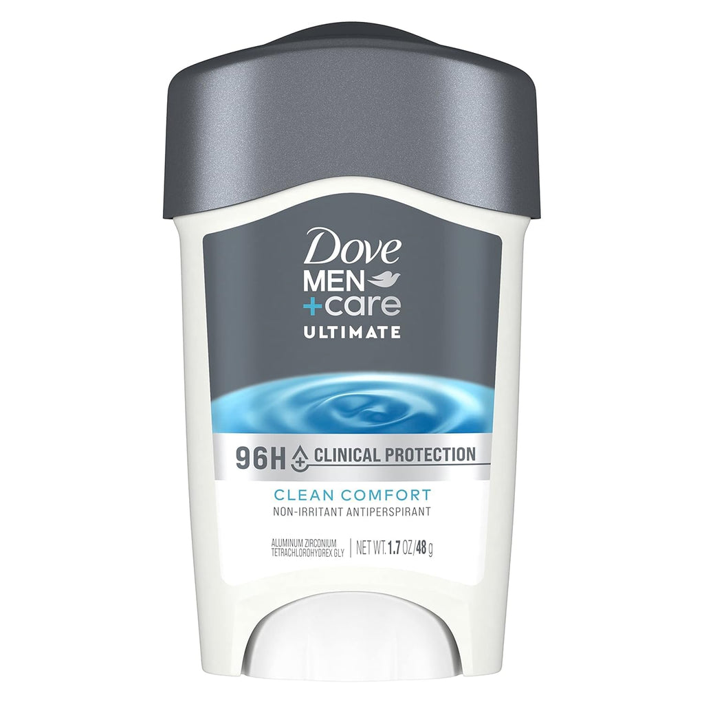 Dove Men+Care Clinical Protection Antiperspirant Solid – Clean Comfort 12-Pack