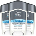 Dove Men+Care Deodorant 96H Clinical Protection Antiperspirant – Clean Comfort 3-Pack (1.7 oz Each)