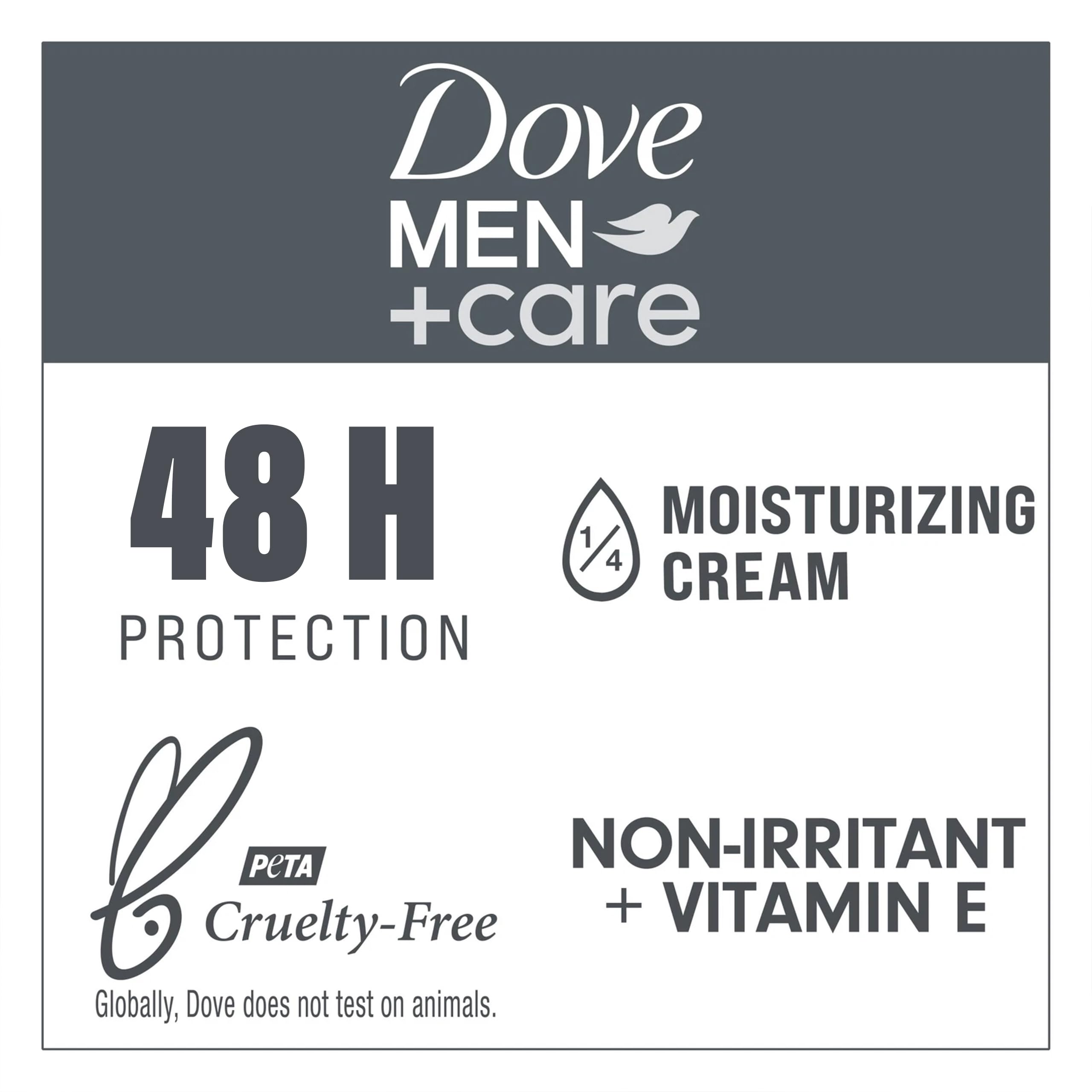 Dove Men+Care Extra Fresh Antiperspirant Spray – 6-Pack, 48H Protection