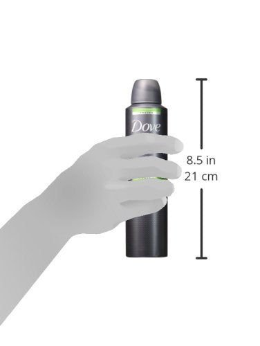 Dove Men + Care Dry Spray Antiperspirant, Extra Fresh – 3.8 oz (6 Pack)