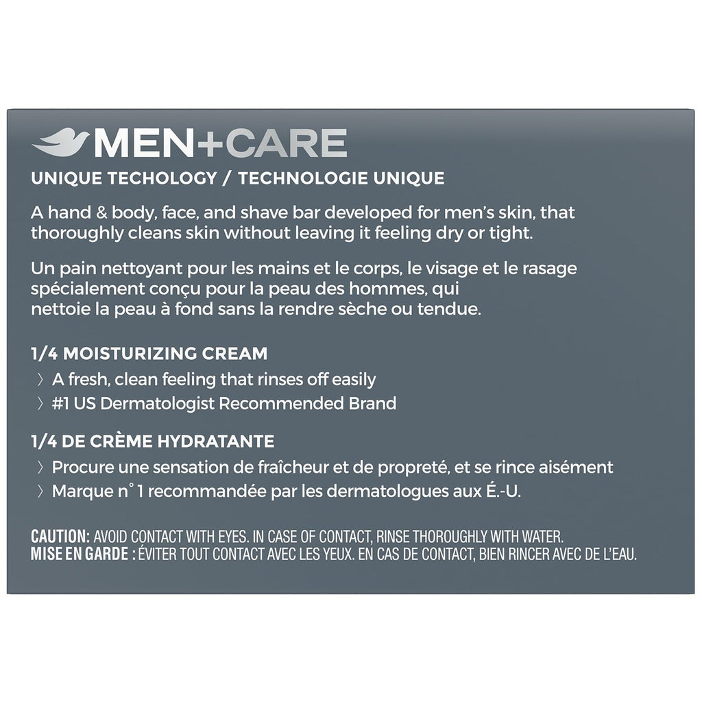 Dove Men+Care Extra Fresh Soap Bar — Hydrating 3-in-1 Cleanser for Men (36-Pack, 2.6 oz each)