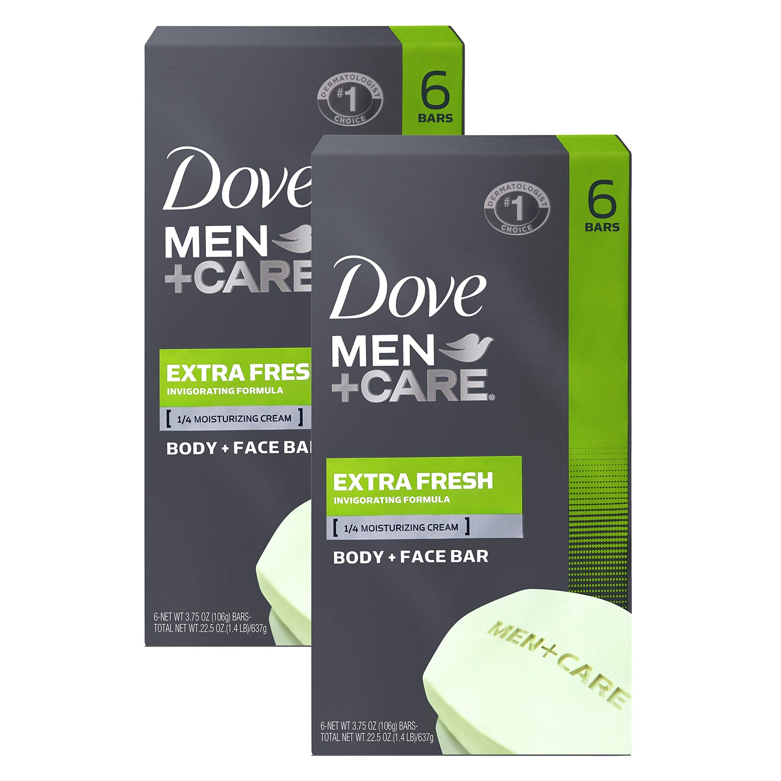 Dove Men+Care Extra Fresh 3-in-1 Bar | Body, Face & Shaving Cleanser