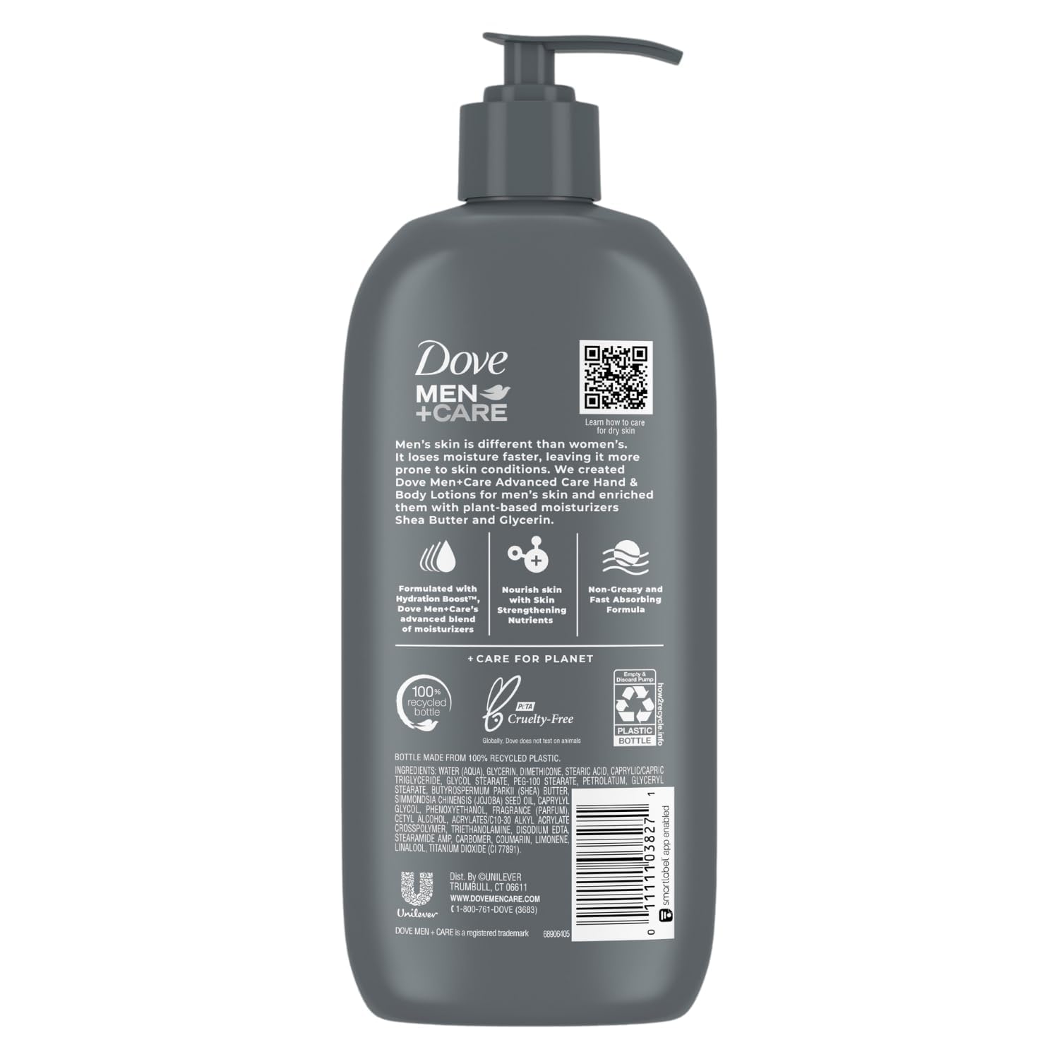 Dove Men+Care Hand & Body Lotion – Everyday Comfort Pack (2 x 13.5 fl oz)