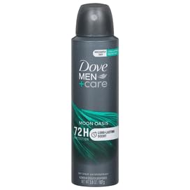 Dove Men+Care Moon Oasis Dry Spray Antiperspirant – 72-Hour Protection, Plant-Based Moisturizer | 3.8 oz