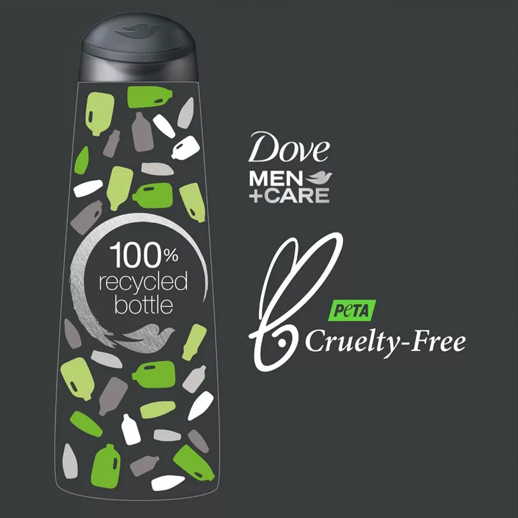 Dove Men+Care Travel Essentials Bundle – Extra Fresh Wash & 2-in-1 Shampoo (3 oz each)
