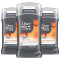 DOVE MEN+CARE Aluminum Free Rustic Sandalwood Deodorant – 3 oz (3 Pack) for Men