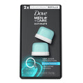 Dove Men+Care Zero-Percent Aluminum Refill Kit — Aluminum-Free Deodorant (2 Pack)
