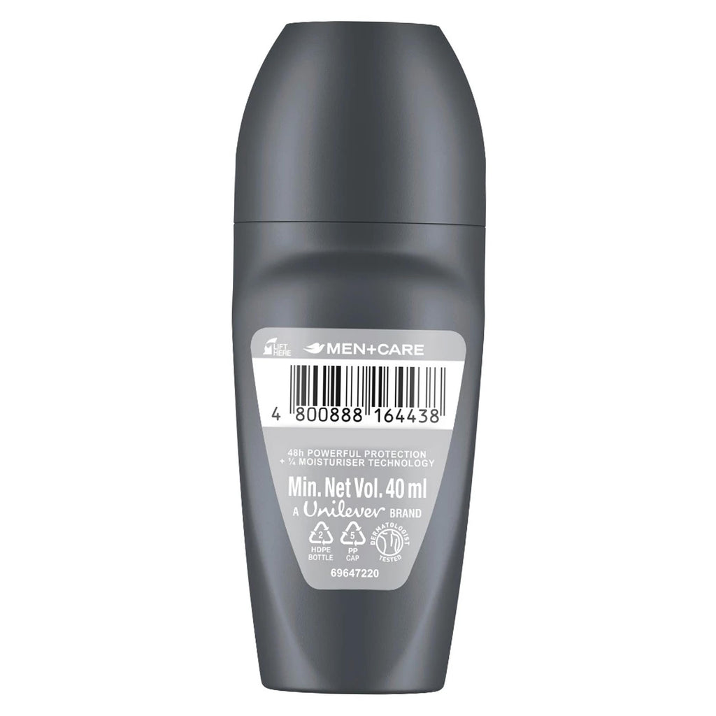 Dove Men+Care Clean Comfort Roll-On Deodorant – 6 Pack Travel Size TSA Approved, 48-Hour Protection, Fresh Scent