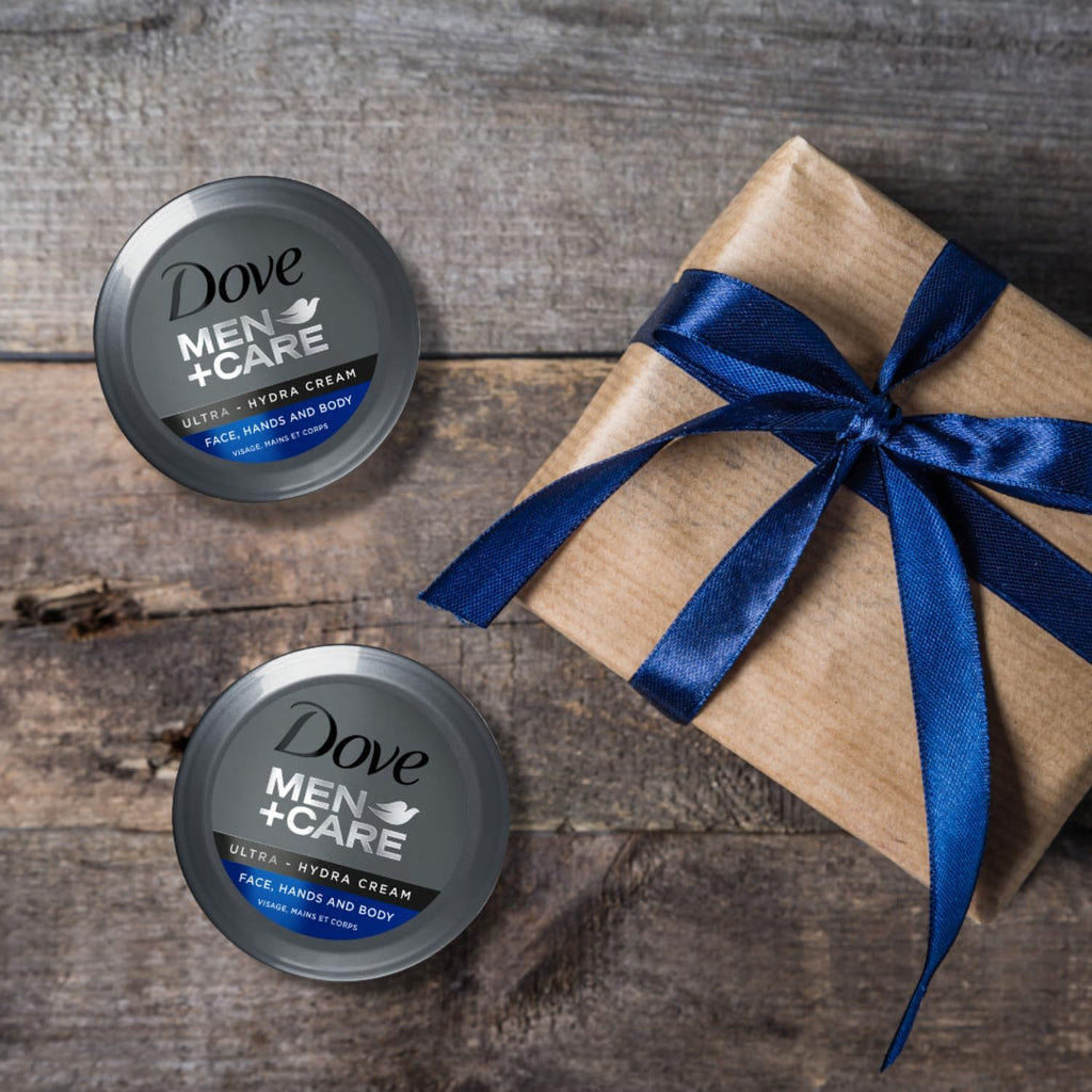 Dove Men+Care Ultra Hydra Cream Lotion – 3-in-1 for Face, Hands & Body (2.53 fl oz) – Pack of 12
